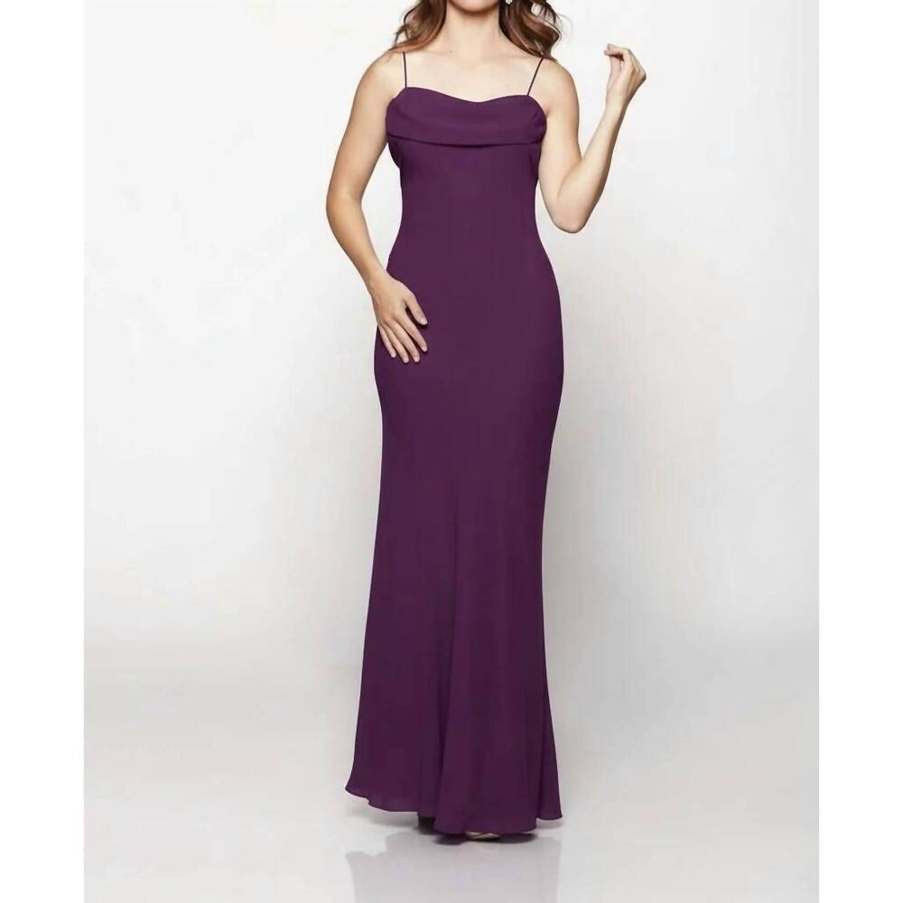 NEW LAST DRESS flowing muse gown in purple